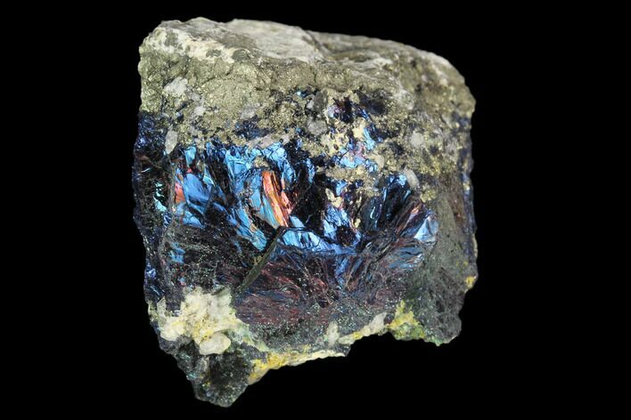 Indigo-Blue Covellite Formation - Butte, Montana #127008